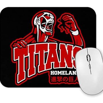 Baskı Dükkanı Attack On Titan Go Titans 001 Mouse Pad
