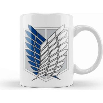 Baskı Dükkanı Attack on Titan Logo Kupa Bardak