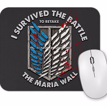 Baskı Dükkanı Attack On Titan Maria Wall Mouse Pad