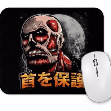 Baskı Dükkanı Attack On Titan Protect Ya Neck Mouse Pad