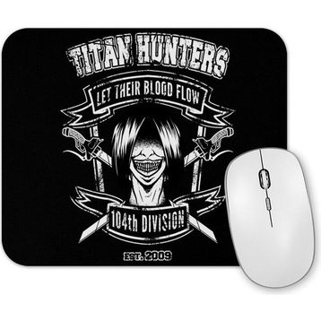 Baskı Dükkanı Attack On Titan Titan Hunters Mouse Pad