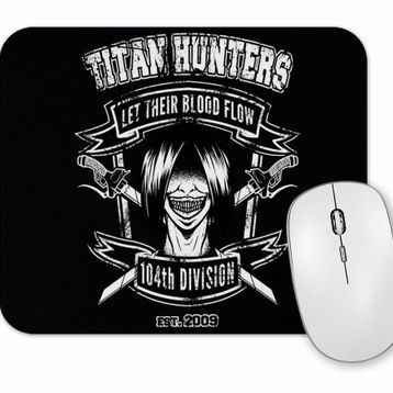 Baskı Dükkanı Attack On Titan Titan Hunters Mouse Pad