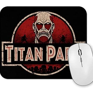 Baskı Dükkanı Attack On Titan Titan Park Mouse Pad