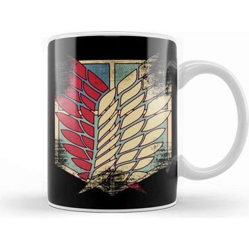Baskı Dükkanı Attack On Titan Wings 01 Kupa