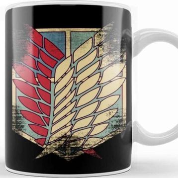 Baskı Dükkanı Attack On Titan Wings 01 Kupa