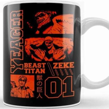 Baskı Dükkanı Attack On Titan Zeke Kupa