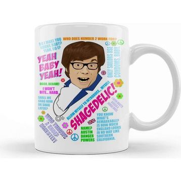 Baskı Dükkanı Austin Powers Quotes Kupa Bardak n