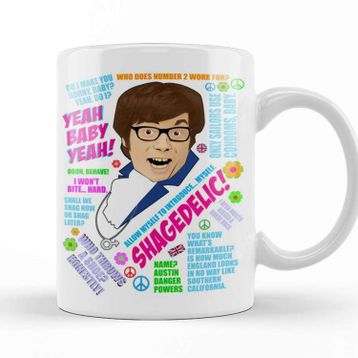 Baskı Dükkanı Austin Powers Quotes Kupa Bardak n