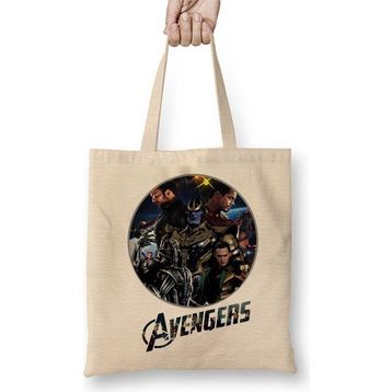 Baskı Dükkanı Avengers Bez Çanta