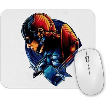 Baskı Dükkanı Avengers Captain America Mouse Pad