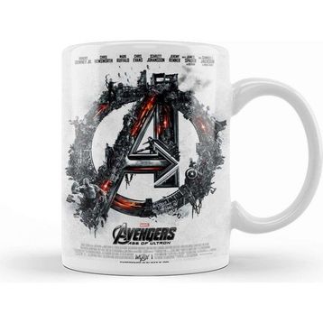 Baskı Dükkanı Avengers Flowers Marvel 01 Kupa