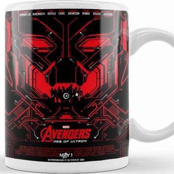 Baskı Dükkanı Avengers Flowers Marvel 02 Kupa