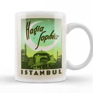 Baskı Dükkanı Aya Sofya Camii Kupa