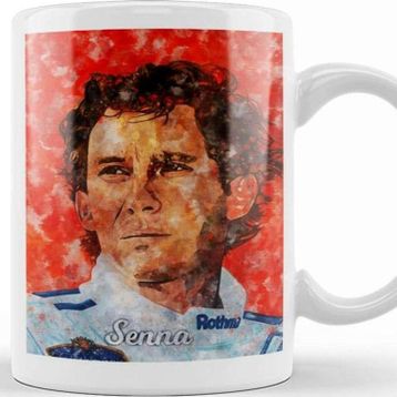 Baskı Dükkanı Ayrton Senna 03 Kupa