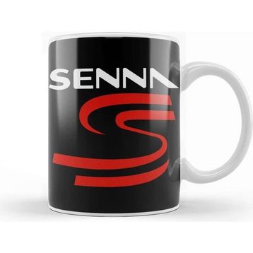 Baskı Dükkanı Ayrton Senna Logo Kupa