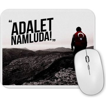 Baskı Dükkanı Ayyıldız Adalet Namluda Mouse Pad