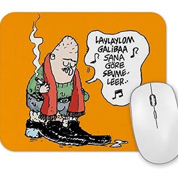 Baskı Dükkanı Baaddin Lay Lay Lom Mouse Pad