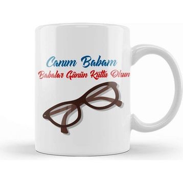 Baskı Dükkanı Babalar Günü Babaya Hediye 022 Kupa