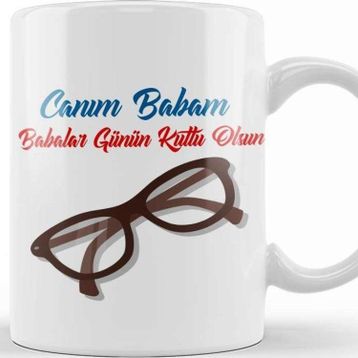 Baskı Dükkanı Babalar Günü Babaya Hediye 022 Kupa