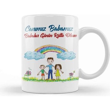 Baskı Dükkanı Babalar Günü Babaya Hediye 024 Kupa
