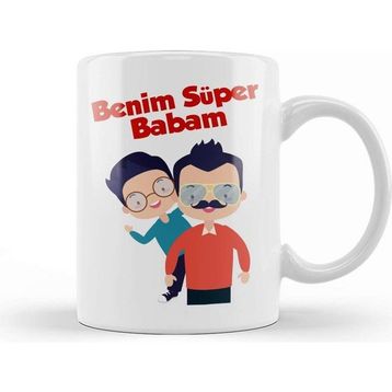 Baskı Dükkanı Babalar Günü Babaya Hediye 027 Kupa