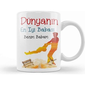 Baskı Dükkanı Babalar Günü Babaya Hediye Kupa