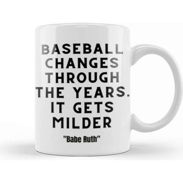 Baskı Dükkanı Babe Ruth Quotes Baseball Kupa