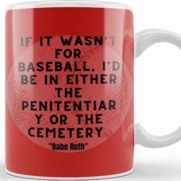 Baskı Dükkanı Babe Ruth Quotes Kupa