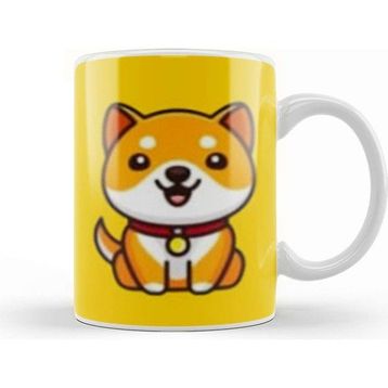 Baskı Dükkanı Baby Doge Coin Dogecoın Crypto To the Moon Kupa Bardak P