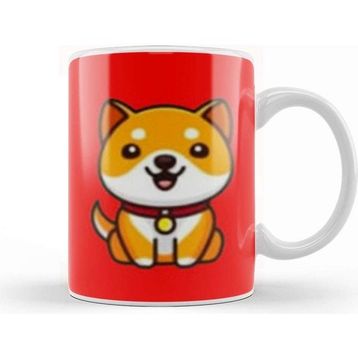 Baskı Dükkanı Baby Doge Coin Dogecoın Crypto To the Moon Kupa Bardak P