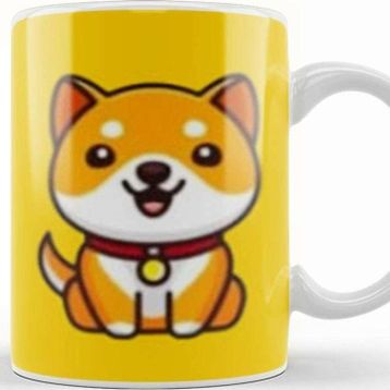 Baskı Dükkanı Baby Doge Coin Dogecoın Crypto To the Moon Kupa Bardak P