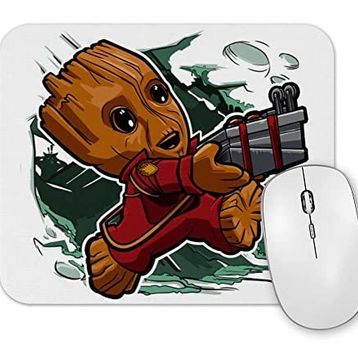 Baskı Dükkanı Baby Groot Super Tiny Groot Mouse Pad