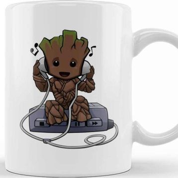 Baskı Dükkanı Baby Groot Walkman Kupa