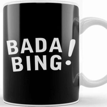 Baskı Dükkanı Bada Bing Black 06 Kupa
