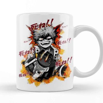 Baskı Dükkanı Bakugo Katsuki Kupa Bardak