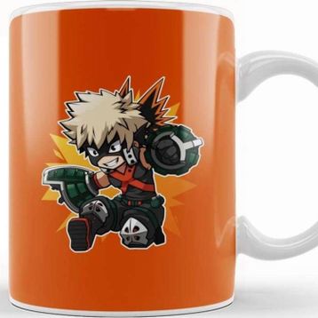 Baskı Dükkanı Bakugou Chibi Kupa Bardak