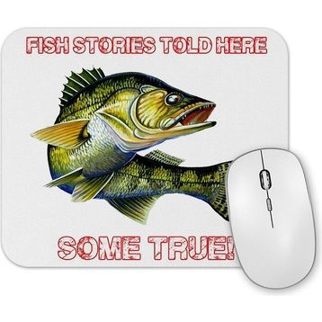 Baskı Dükkanı Balıkçı Balık 3 Mouse Pad
