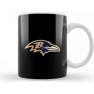 Baskı Dükkanı Baltimore Ravens 8 Bit Kupa