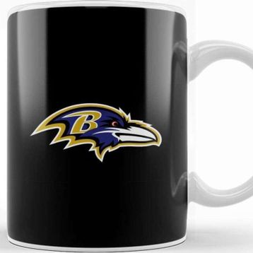 Baskı Dükkanı Baltimore Ravens 8 Bit Kupa