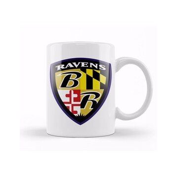 Baskı Dükkanı Baltimore Ravens Schedule Baltimore Ravens Shield 02 Kupa Bardak