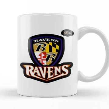 Baskı Dükkanı Baltimore Ravens Schedule Baltimore Ravens Shield Kupa Bardak