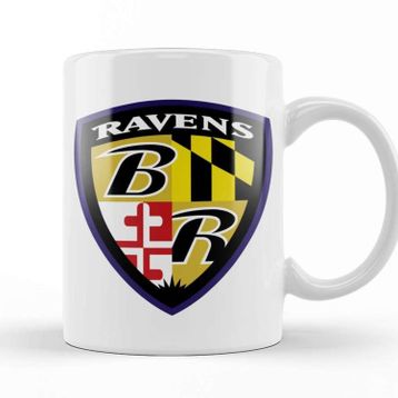 Baskı Dükkanı Baltimore Ravens Schedule Baltimore Ravens Shield Kupa Bardak