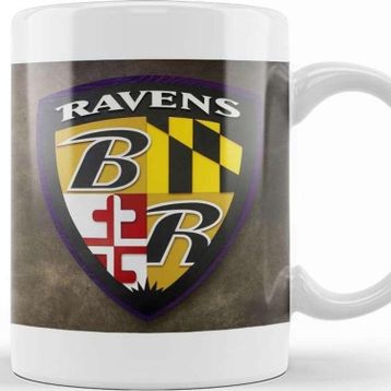 Baskı Dükkanı Baltimore Ravens Schedule Baltimore Ravens Shield Kupa Bardak