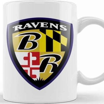 Baskı Dükkanı Baltimore Ravens Schedule Baltimore Ravens Shield Kupa Bardak