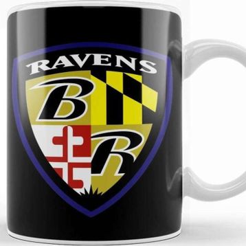 Baskı Dükkanı Baltimore Ravens Schedule Baltimore Ravens Shield Kupa Bardak