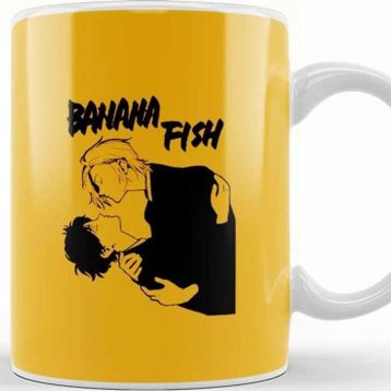 Baskı Dükkanı Banana Fish Ash and Eiji Kupa