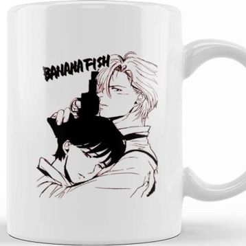 Baskı Dükkanı Banana Fish Ash and Eiji Kupa