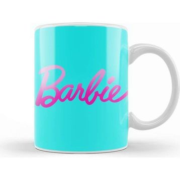 Baskı Dükkanı Barbie Logo 03 Kupa