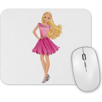 Baskı Dükkanı Barbie Logo Mouse Pad