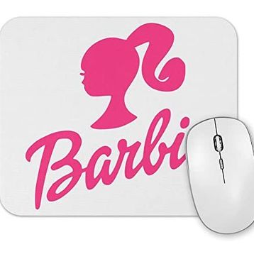 Baskı Dükkanı Barbie Logo Mouse Pad